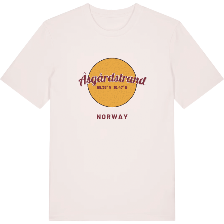 Åsgårdstrand cirkel t-shirt – t-shirt från PinShirt