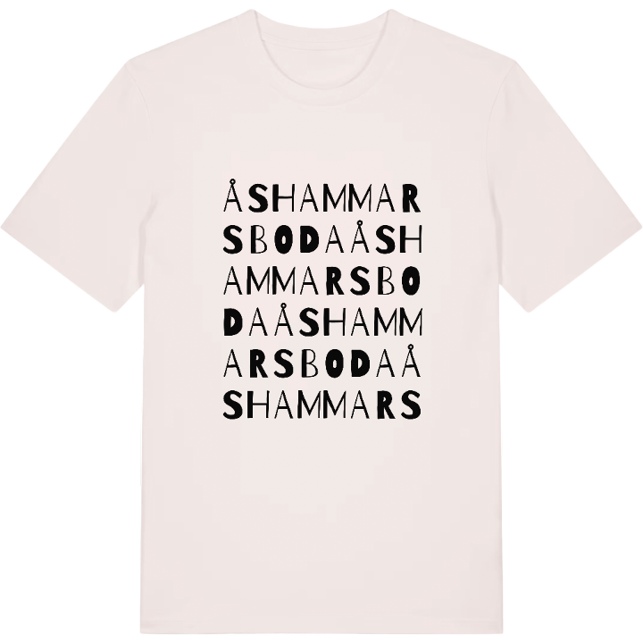 Åshammarsboda ordlek t-shirt – t-shirt från PinShirt