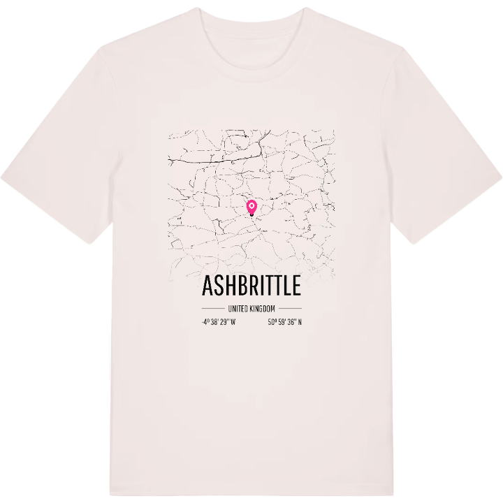 Ashbrittle karta t-shirt – t-shirt från PinShirt