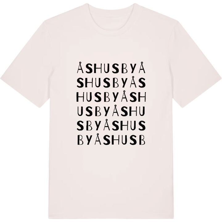 Åshusby ordlek t-shirt – t-shirt från PinShirt
