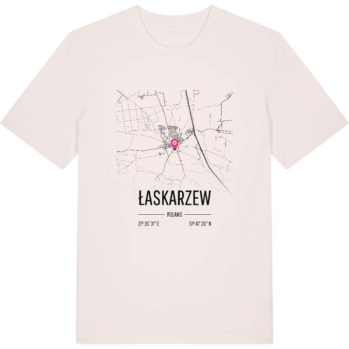 Łaskarzew karta t-shirt – t-shirt från PinShirt
