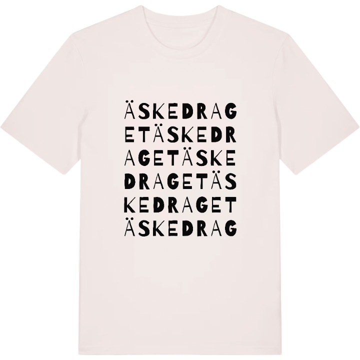 Äskedraget ordlek t-shirt – t-shirt från PinShirt