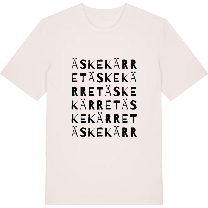 Äskekärret ordlek t-shirt – t-shirt från PinShirt