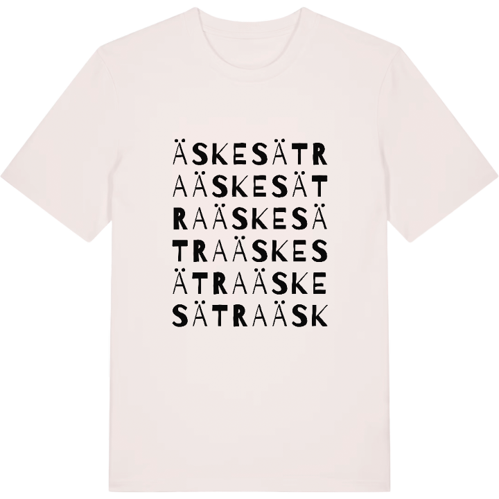 Äskesätra ordlek t-shirt – t-shirt från PinShirt