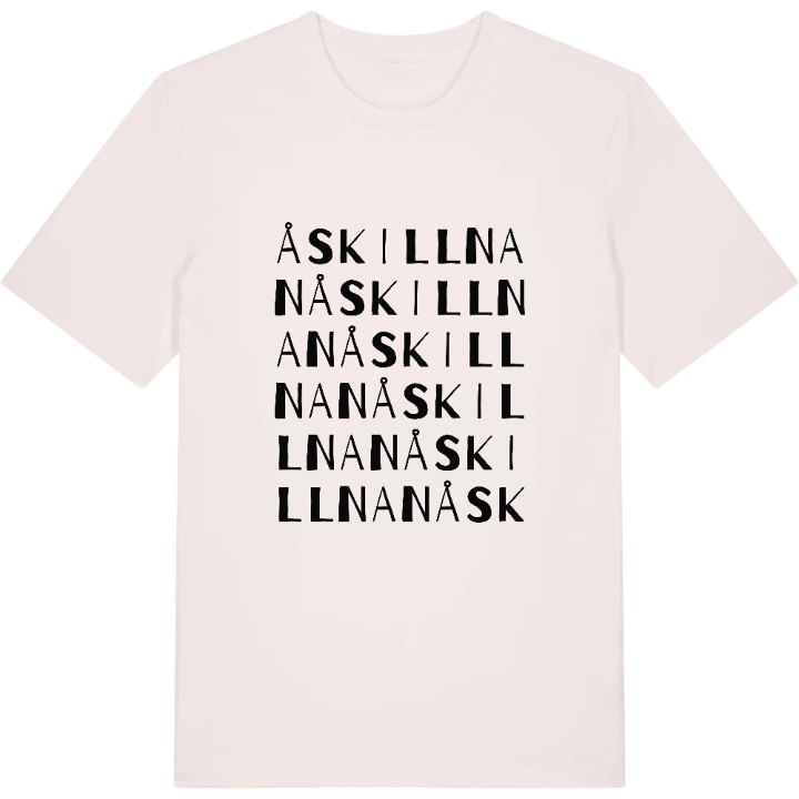 Åskillnan ordlek t-shirt – t-shirt från PinShirt