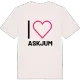 Jag älskar Askjum t-shirt stort tryck