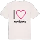 Jag älskar Askölund t-shirt stort tryck