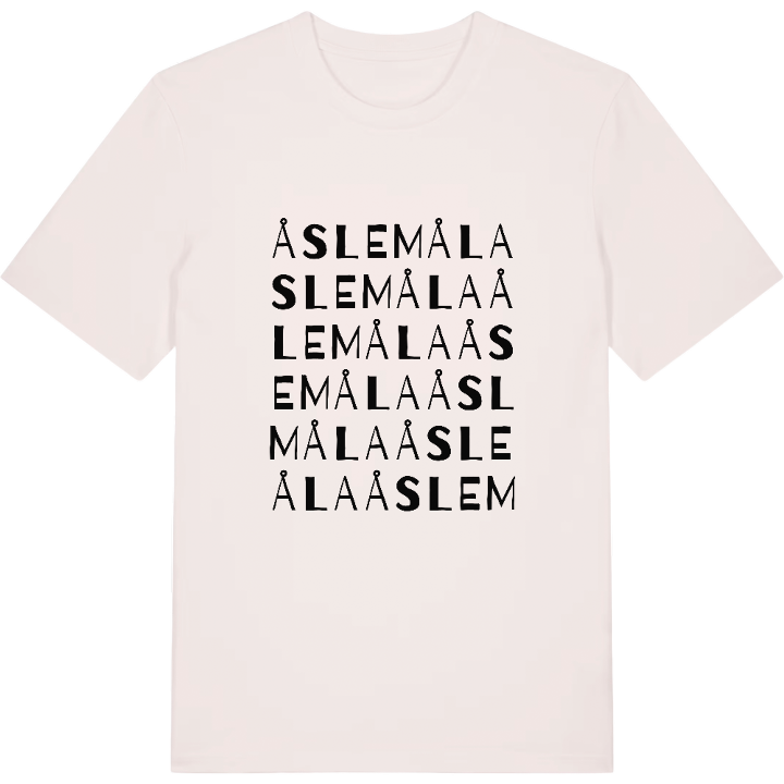 Åslemåla ordlek t-shirt – t-shirt från PinShirt