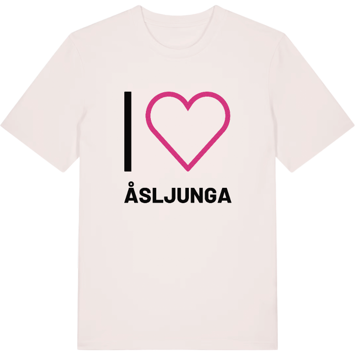 Jag älskar Åsljunga t-shirt stort tryck – t-shirt från PinShirt