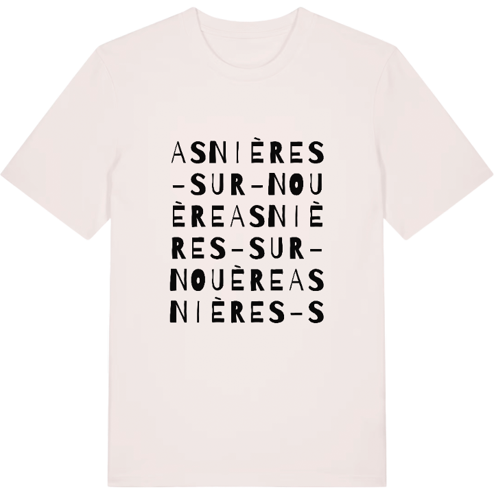 Asnières-sur-Nouère ordlek t-shirt – t-shirt från PinShirt