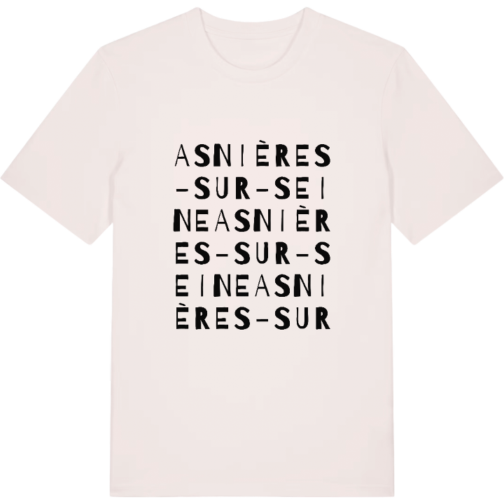 Asnières-sur-Seine ordlek t-shirt – t-shirt från PinShirt
