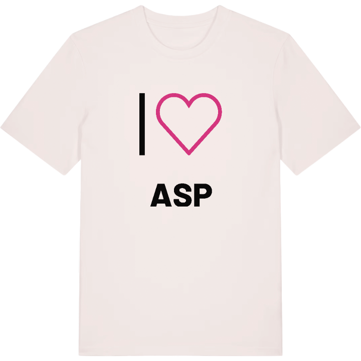Jag älskar Asp t-shirt stort tryck – t-shirt från PinShirt
