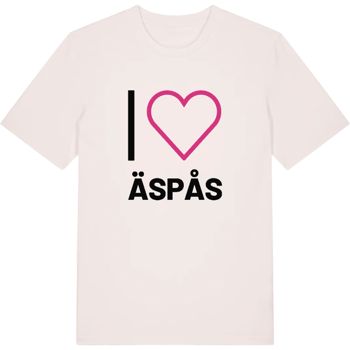 Jag älskar Äspås t-shirt stort tryck – t-shirt från PinShirt