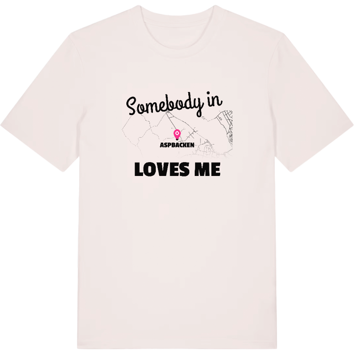 Någon i Aspbacken älskar mig t-shirt – t-shirt från PinShirt