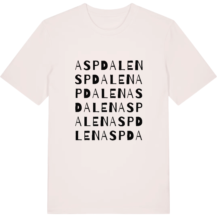 Aspdalen ordlek t-shirt – t-shirt från PinShirt