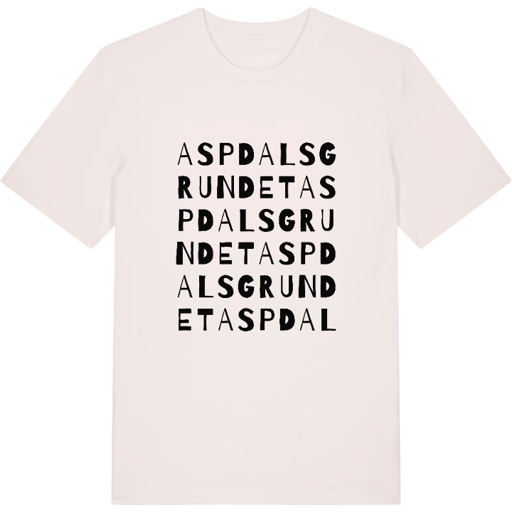Aspdalsgrundet ordlek t-shirt – t-shirt från PinShirt