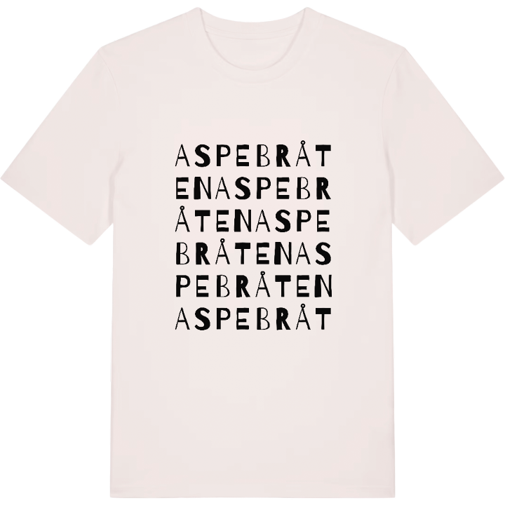 Aspebråten ordlek t-shirt – t-shirt från PinShirt