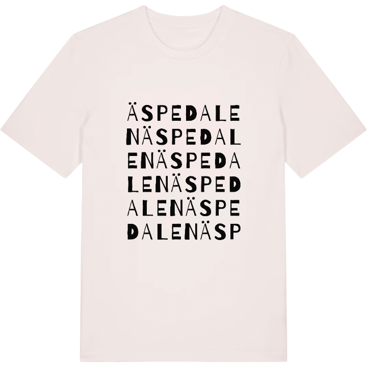 Äspedalen ordlek t-shirt – t-shirt från PinShirt