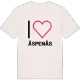 Jag älskar Äspenäs t-shirt stort tryck