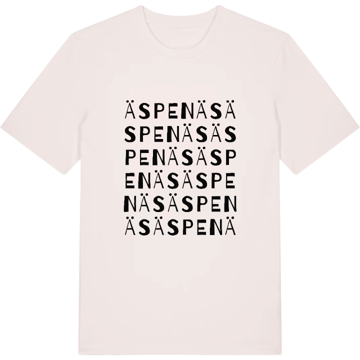 Äspenäs ordlek t-shirt – t-shirt från PinShirt