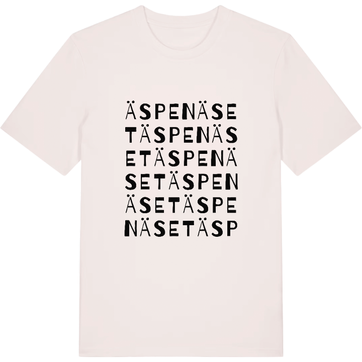 Äspenäset ordlek t-shirt – t-shirt från PinShirt