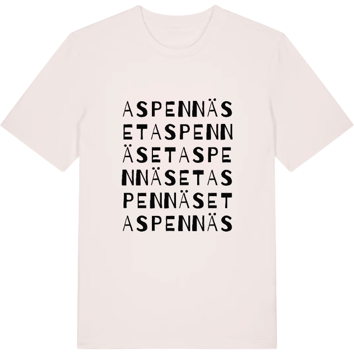 Aspennäset ordlek t-shirt – t-shirt från PinShirt