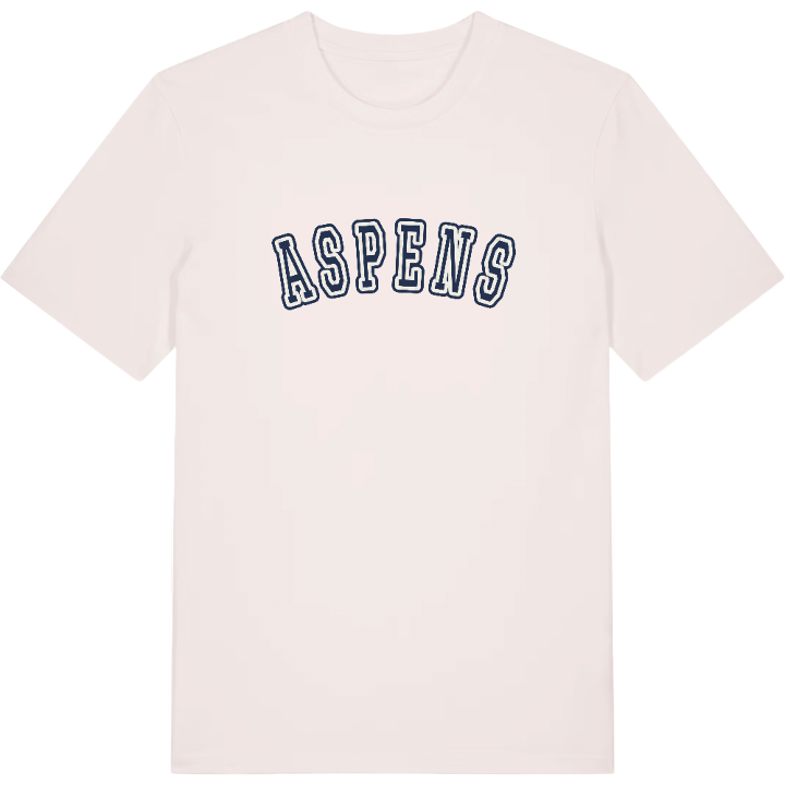 Aspens college t-shirt – t-shirt från PinShirt