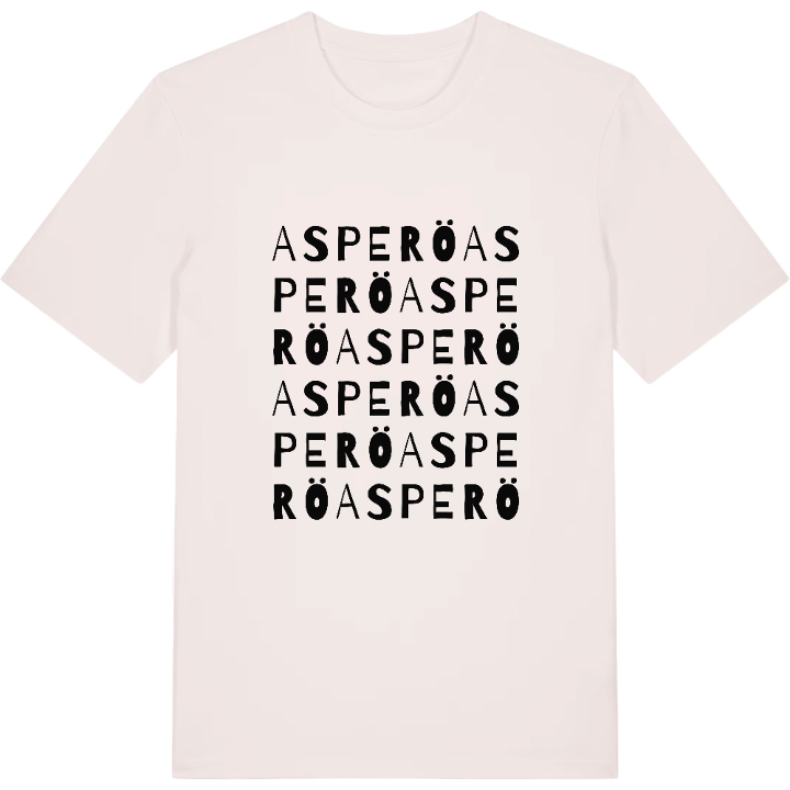 Asperö ordlek t-shirt – t-shirt från PinShirt