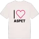 Jag älskar Aspet t-shirt stort tryck