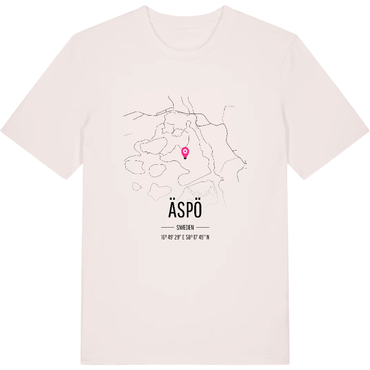 Äspö karta t-shirt – t-shirt från PinShirt