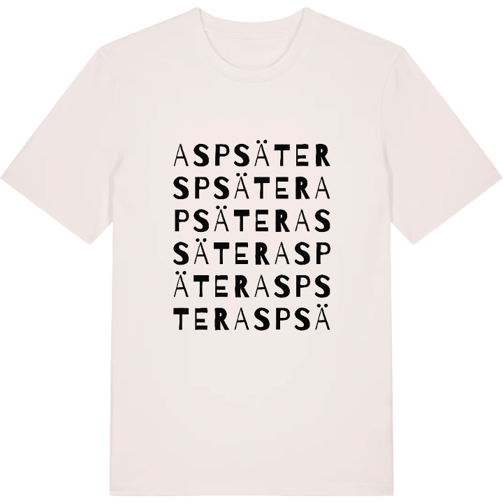 Aspsäter ordlek t-shirt – t-shirt från PinShirt