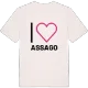Jag älskar Assago t-shirt stort tryck