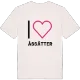 Jag älskar Åssätter t-shirt stort tryck
