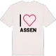 Jag älskar Assen t-shirt stort tryck