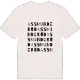 Assmunderöd ordlek t-shirt