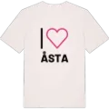 Jag älskar Åsta t-shirt stort tryck