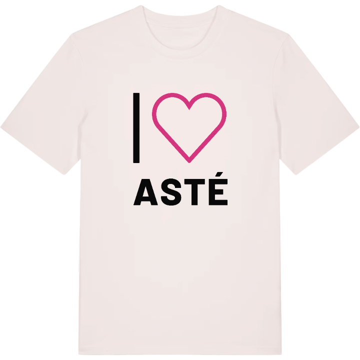 Jag älskar Asté t-shirt stort tryck – t-shirt från PinShirt