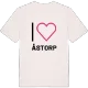 Jag älskar Åstorp t-shirt stort tryck