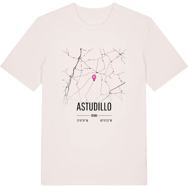 Astudillo karta t-shirt – t-shirt från PinShirt