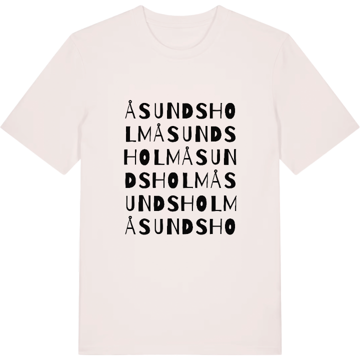 Åsundsholm ordlek t-shirt – t-shirt från PinShirt