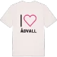 Jag älskar Åsvall t-shirt stort tryck