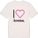 Jag älskar Åsvedal t-shirt stort tryck