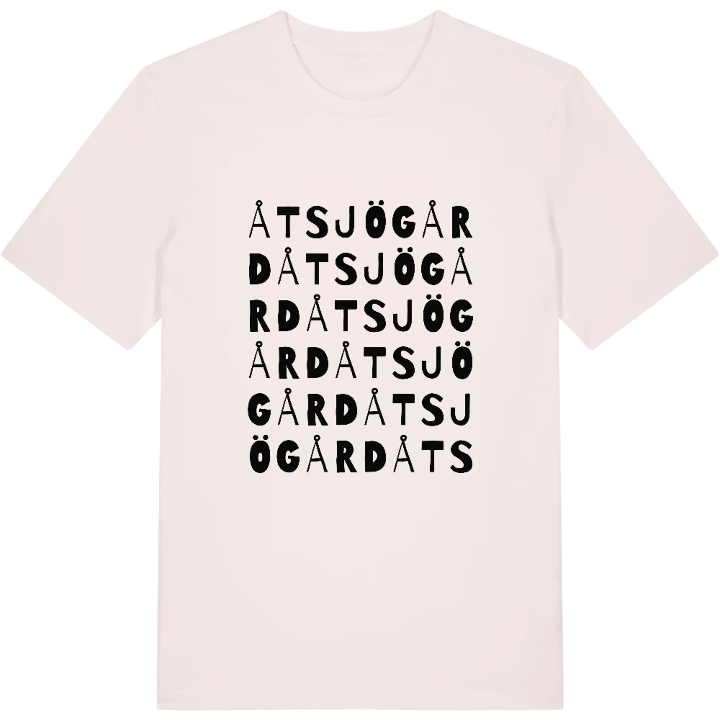 Åtsjögård ordlek t-shirt – t-shirt från PinShirt