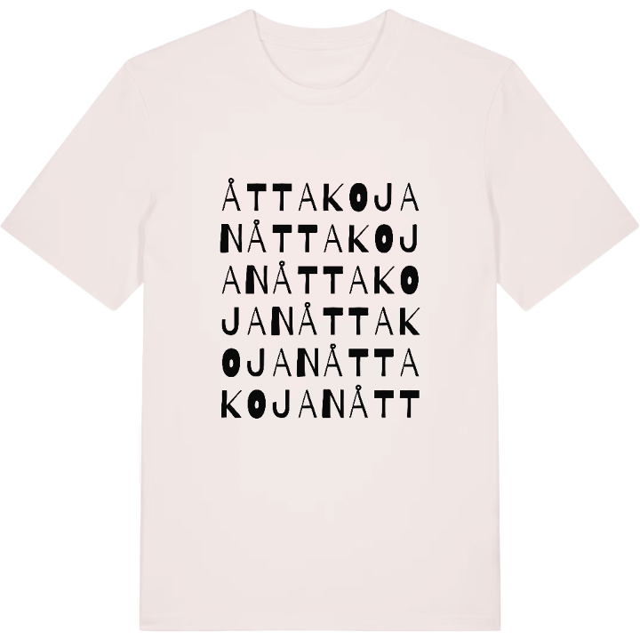 Åttakojan ordlek t-shirt – t-shirt från PinShirt