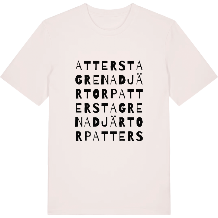 Attersta grenadjärtorp ordlek t-shirt – t-shirt från PinShirt