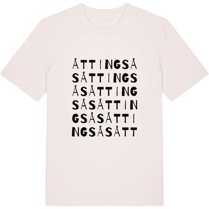 Åttingsås ordlek t-shirt – t-shirt från PinShirt