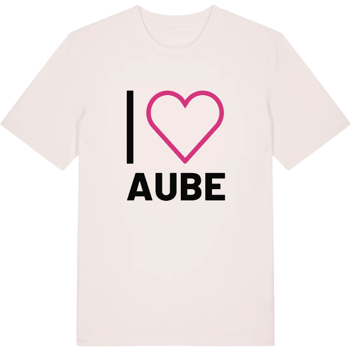Jag älskar Aube t-shirt stort tryck – t-shirt från PinShirt