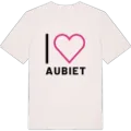 Jag älskar Aubiet t-shirt stort tryck