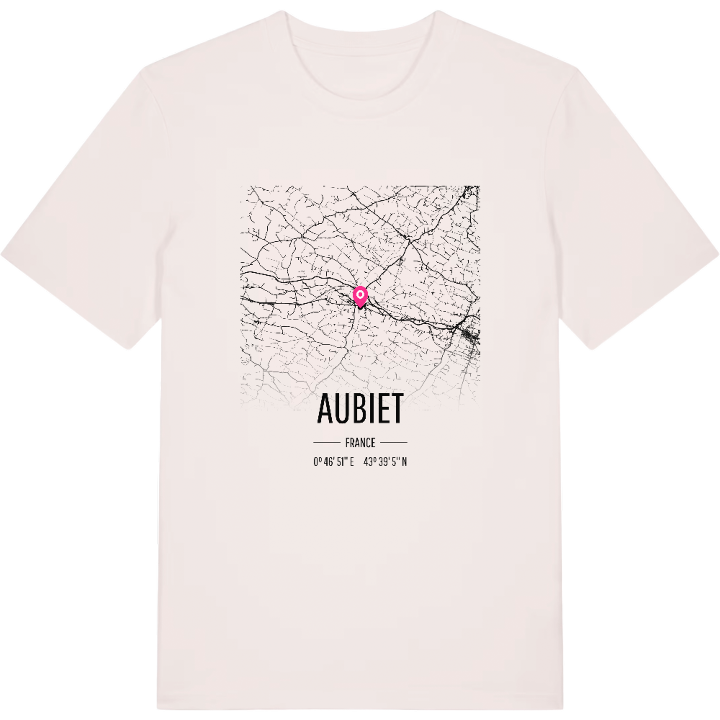 Aubiet karta t-shirt – t-shirt från PinShirt