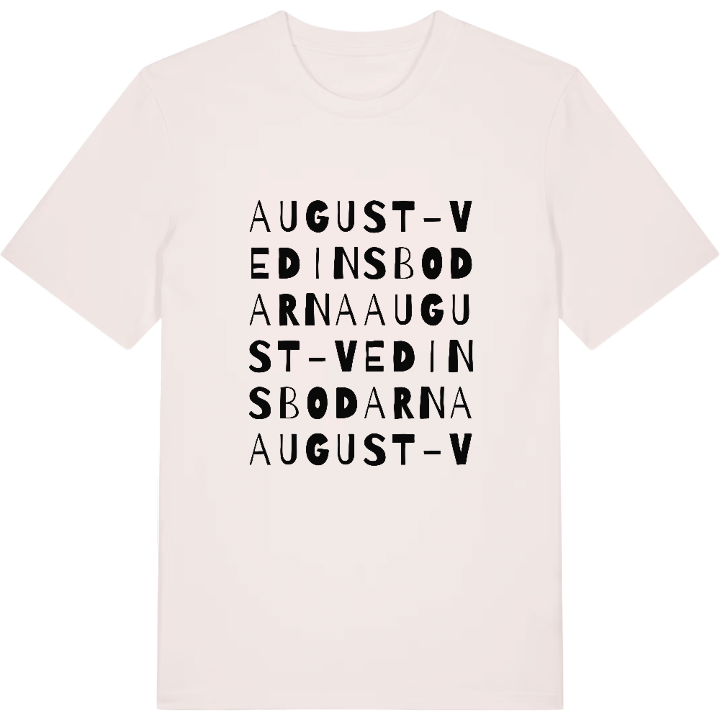 August-Vedinsbodarna ordlek t-shirt – t-shirt från PinShirt